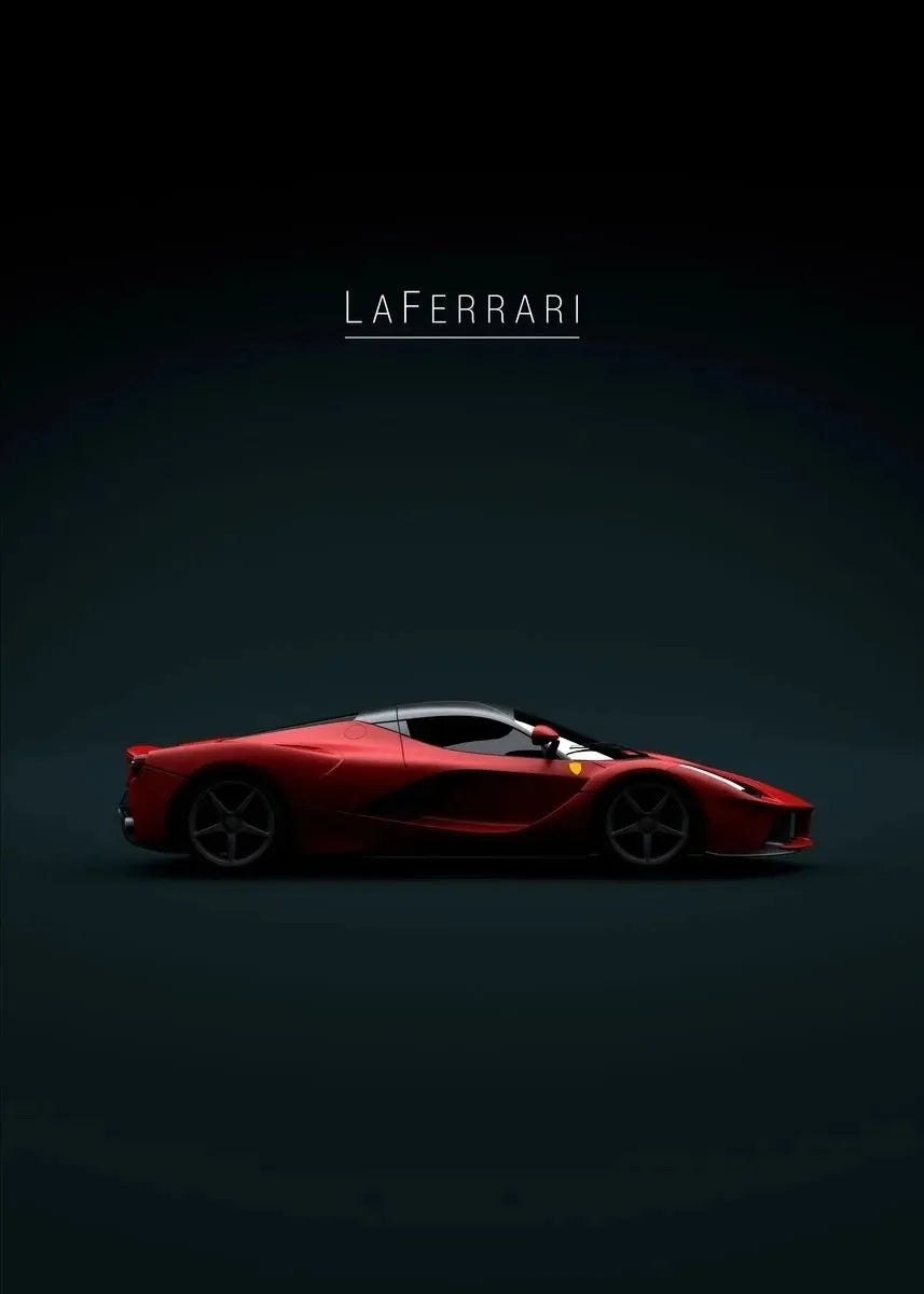 Luxury Sports Car Canvas Wall Art β Racing Poster