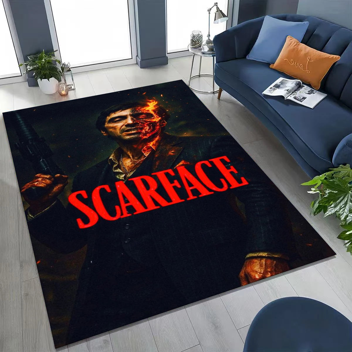 Tony Montana Movie Art Carpet Rug