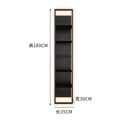 Luminous Wall-Mounted Shelf – Creative LED Bookshelf