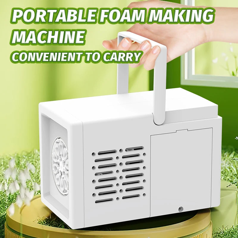 Electric Bubble Machine – 10-Hole Handheld Bubble Blower