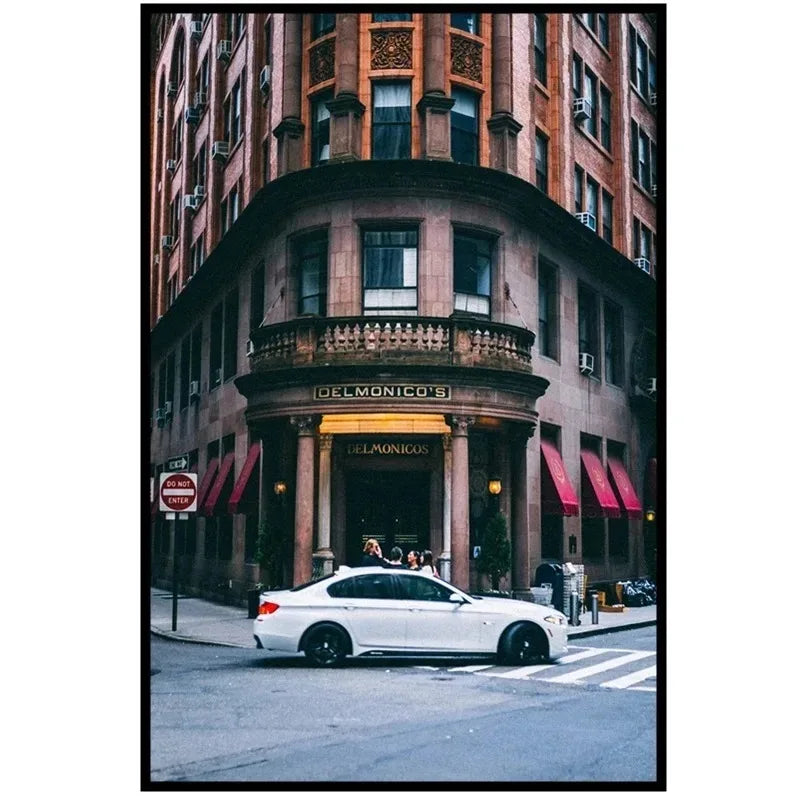 Modern Black Luxury Car Wall Art – Canvas Poster