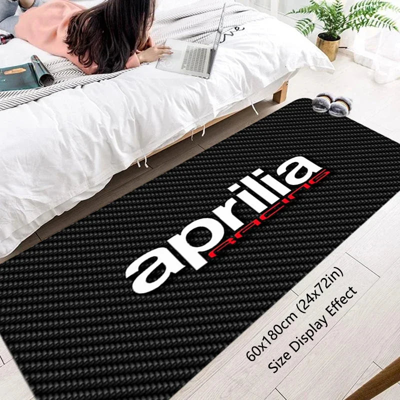 Motorcycle Racing Rug – Non-Slip Bike Floor Mat
