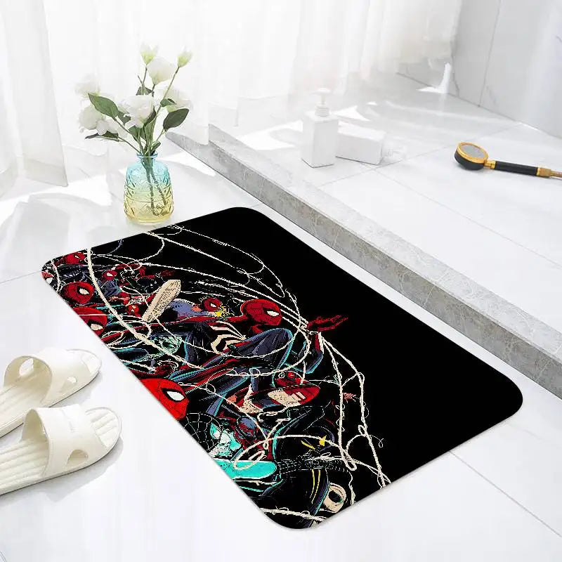 Cartoon Superhero Rug – Soft Non-Slip Floor Mat, Fluffy Washable Carpet