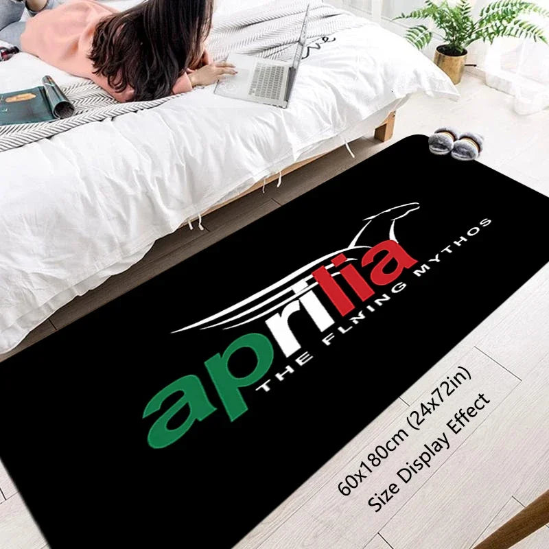 Motorcycle Racing Rug – Non-Slip Bike Floor Mat