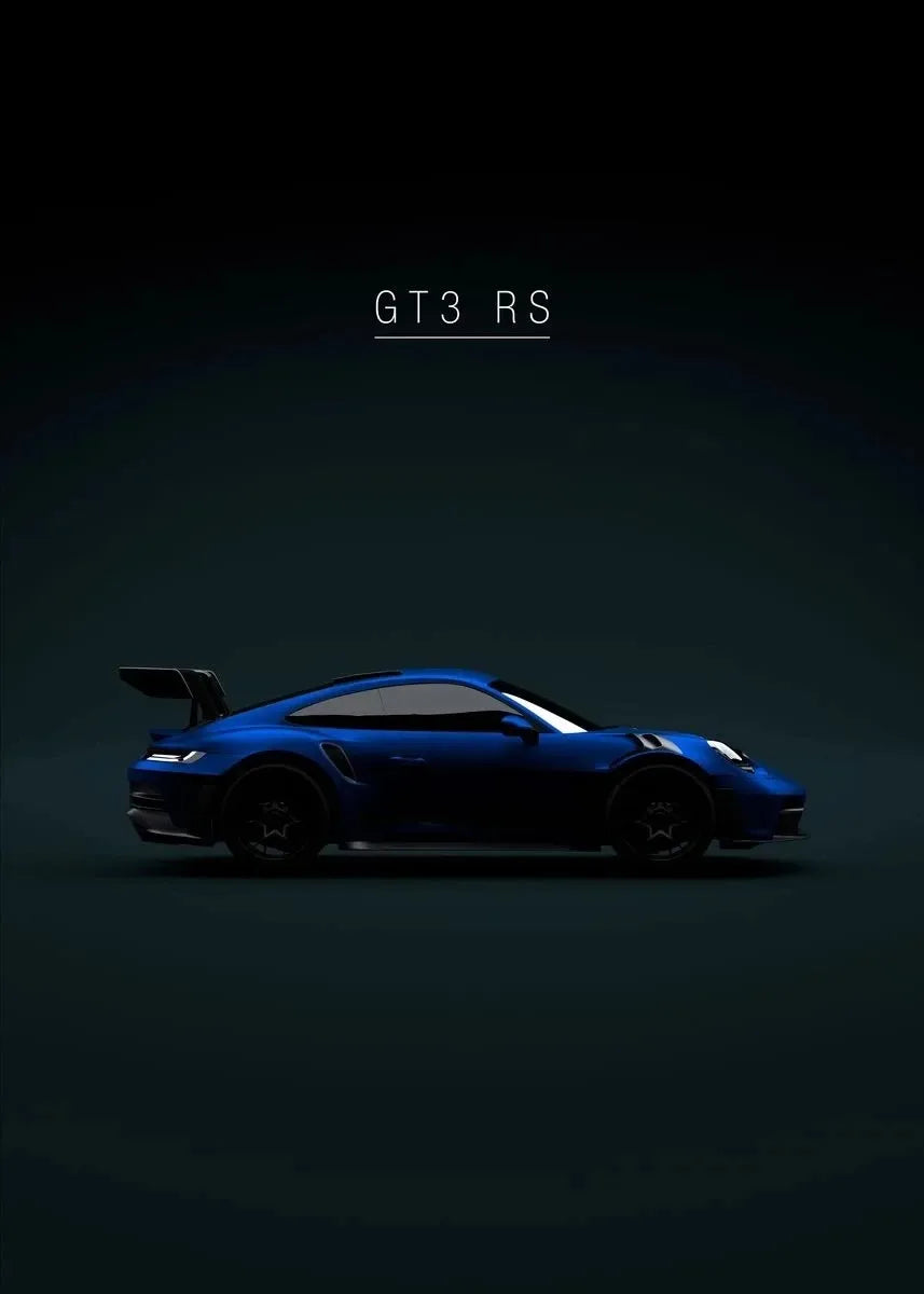 Luxury Sports Car Canvas Wall Art – Racing Poster