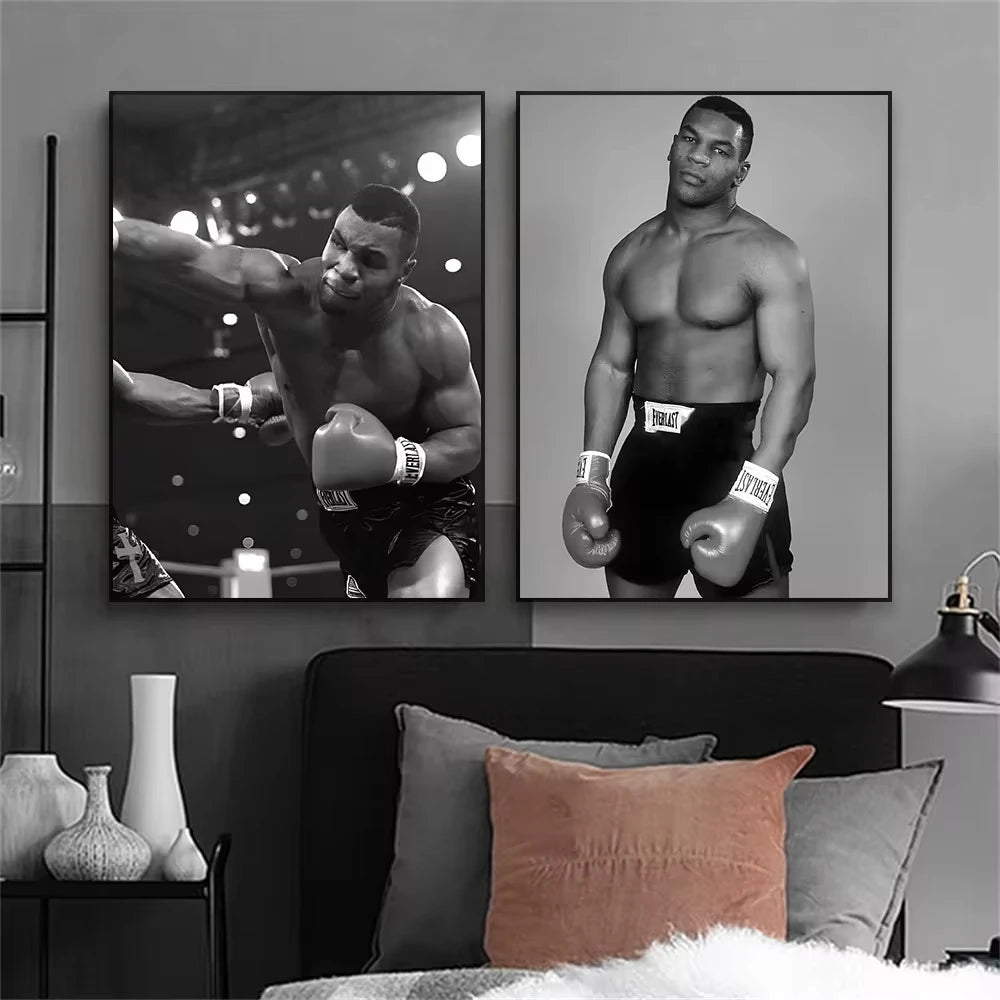 Mike Tyson Boxing Poster – Motivational Gym Wall Art