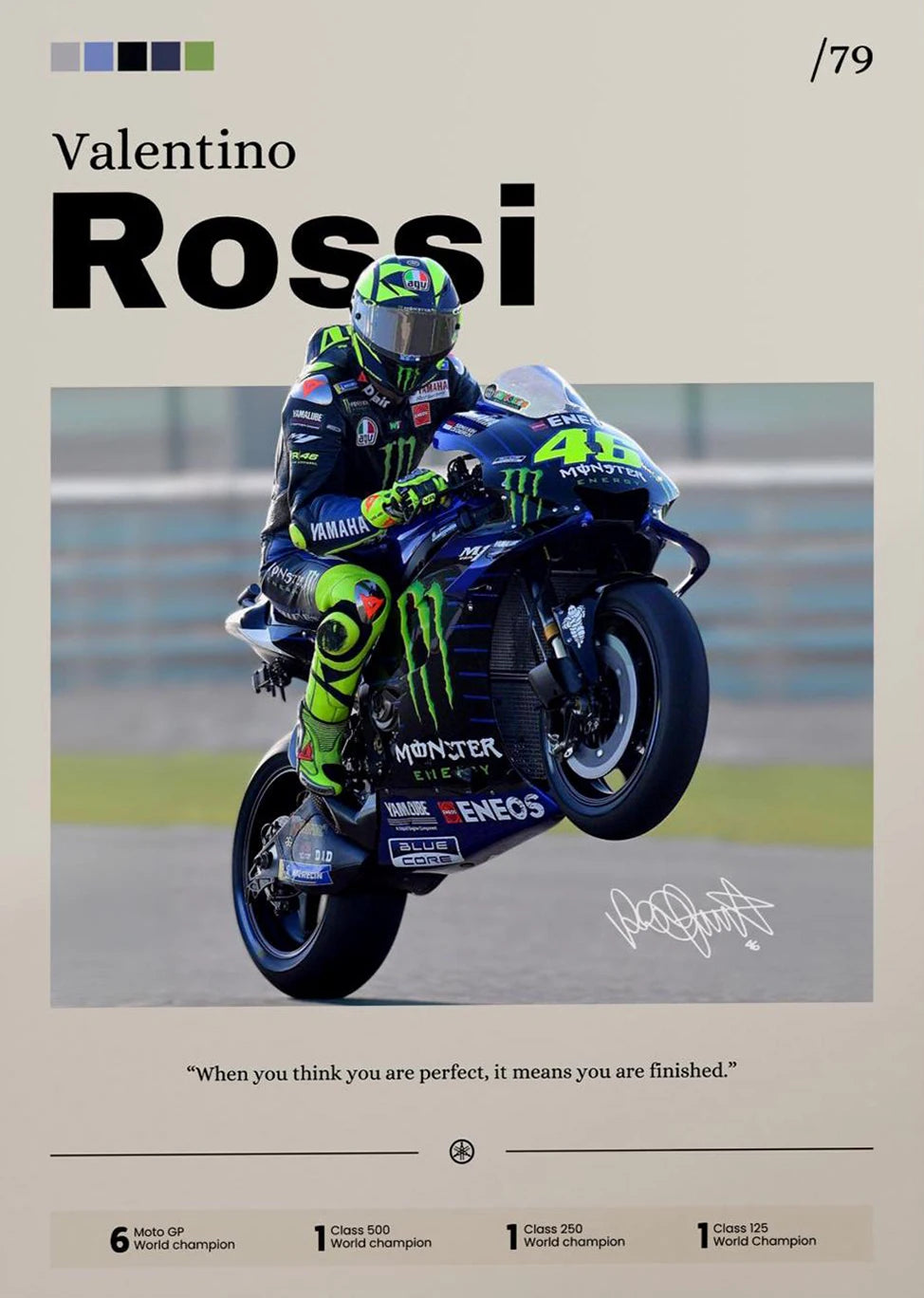 Modern Motorcycle Racing Canvas Wall Art – Sports & Celebrity Poster