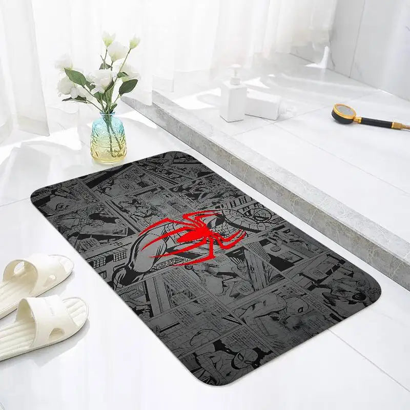 Cartoon Superhero Rug – Soft Non-Slip Floor Mat, Fluffy Washable Carpet