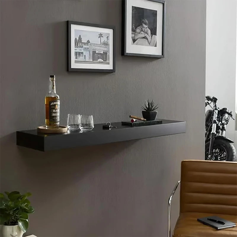 Hidden Compartment Floating Shelf – Secret Storage Wooden Wall Shelf, Modern Concealed Organizer