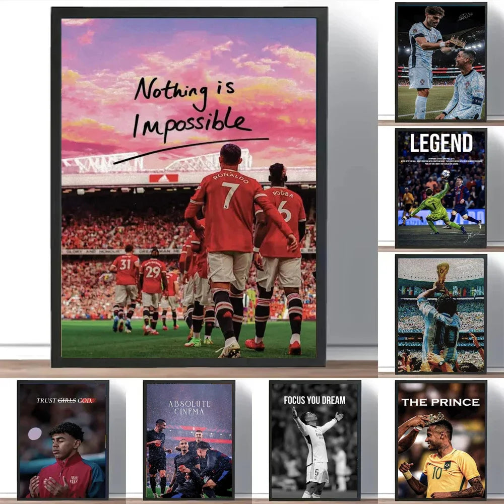 Football Poster – Motivational Wall Art