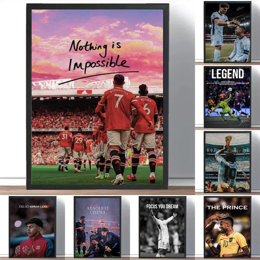 Football Poster – Motivational Wall Art