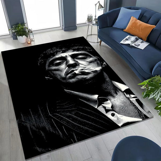 Tony Montana Movie Art Carpet Rug