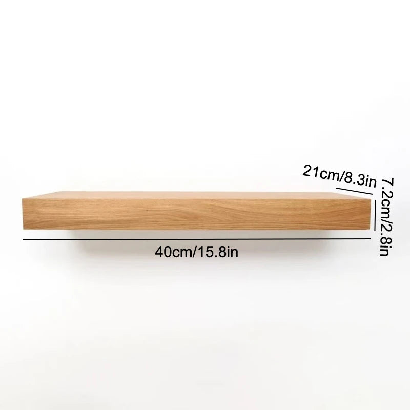 Hidden Compartment Floating Shelf – Secret Storage Wooden Wall Shelf, Modern Concealed Organizer