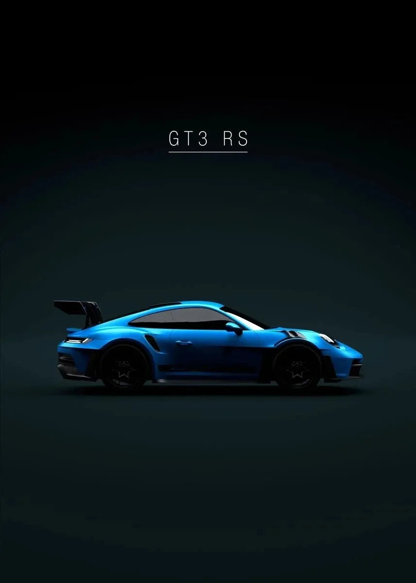 Luxury Sports Car Canvas Wall Art – Racing Poster