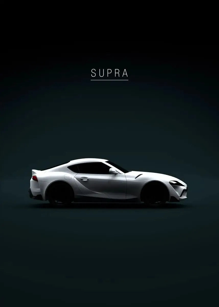 Luxury Sports Car Canvas Wall Art – Racing Poster