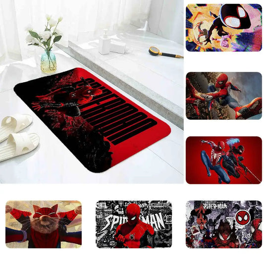 Cartoon Superhero Rug – Soft Non-Slip Floor Mat, Fluffy Washable Carpet