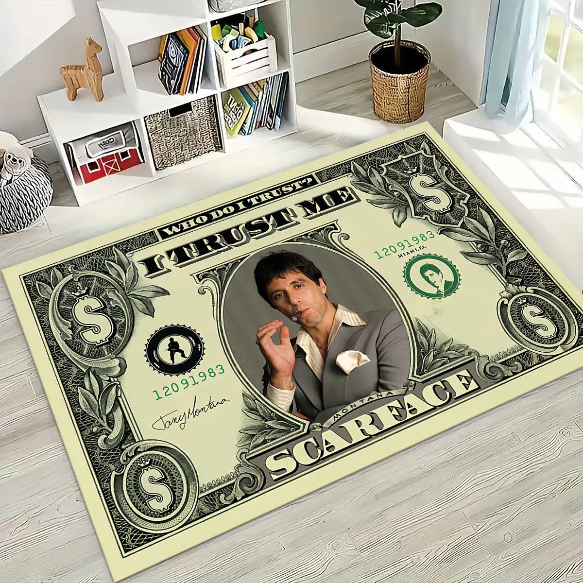 Tony Montana Movie Art Carpet Rug