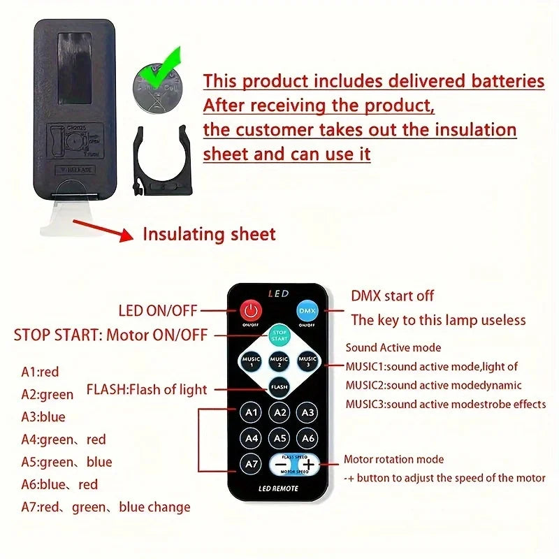 Galaxy Star Projector Night Light – LED Starry Sky Lamp with Remote Control