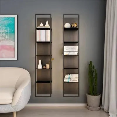 Luminous Wall-Mounted Shelf – Creative LED Bookshelf