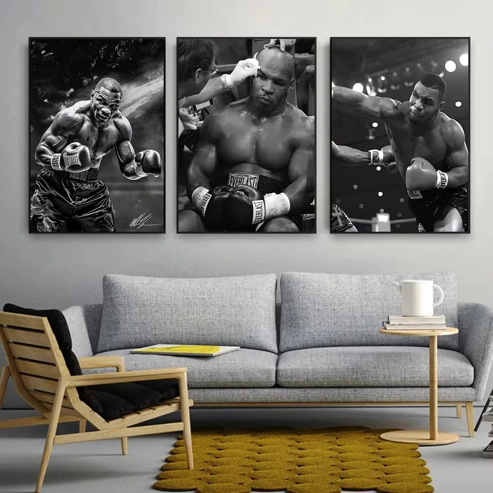 Mike Tyson Boxing Poster – Motivational Gym Wall Art
