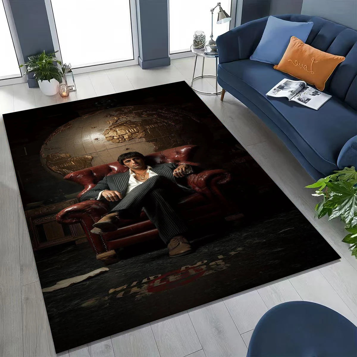 Tony Montana Movie Art Carpet Rug