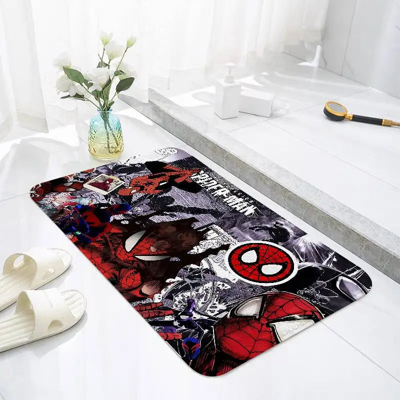 Cartoon Superhero Rug – Soft Non-Slip Floor Mat, Fluffy Washable Carpet