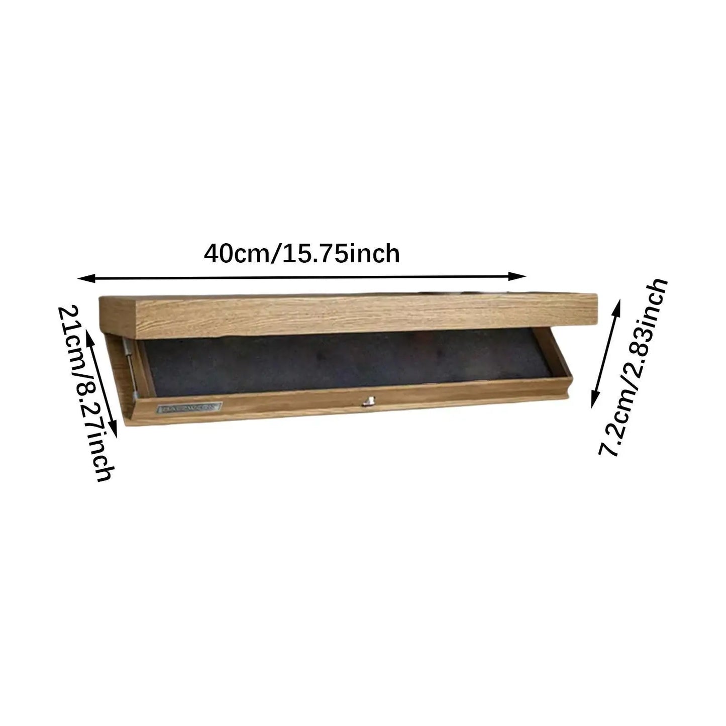 Hidden Compartment Floating Shelf – Secret Storage Wooden Wall Shelf