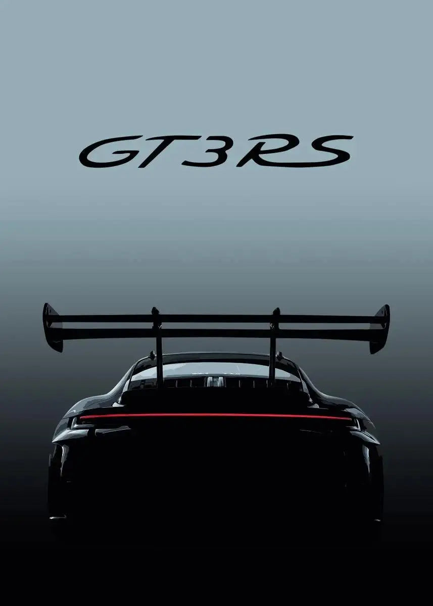 GTR Wall Art – Sports Car Canvas Poster, Modern Automotive Decor