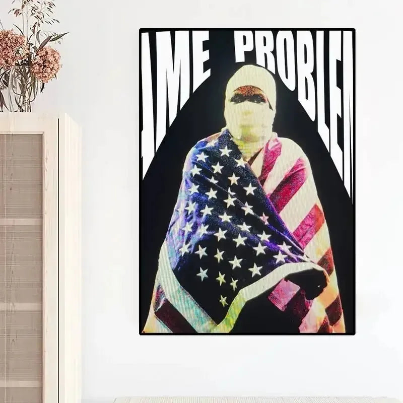 A$AP Rocky Wall Art – Aesthetic Hip Hop Poster, Rapper Canvas Print