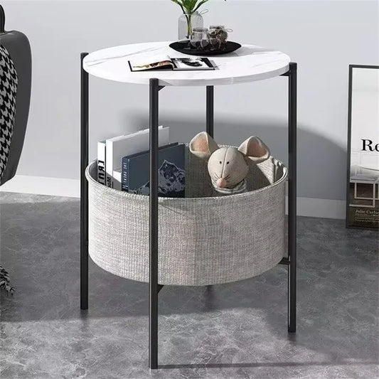 Modern Round Coffee Table – Minimalist Side Table