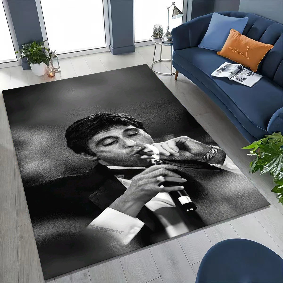Tony Montana Movie Art Carpet Rug