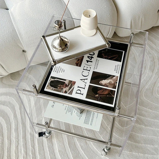 Acrylic Coffee Table – Transparent Side Table