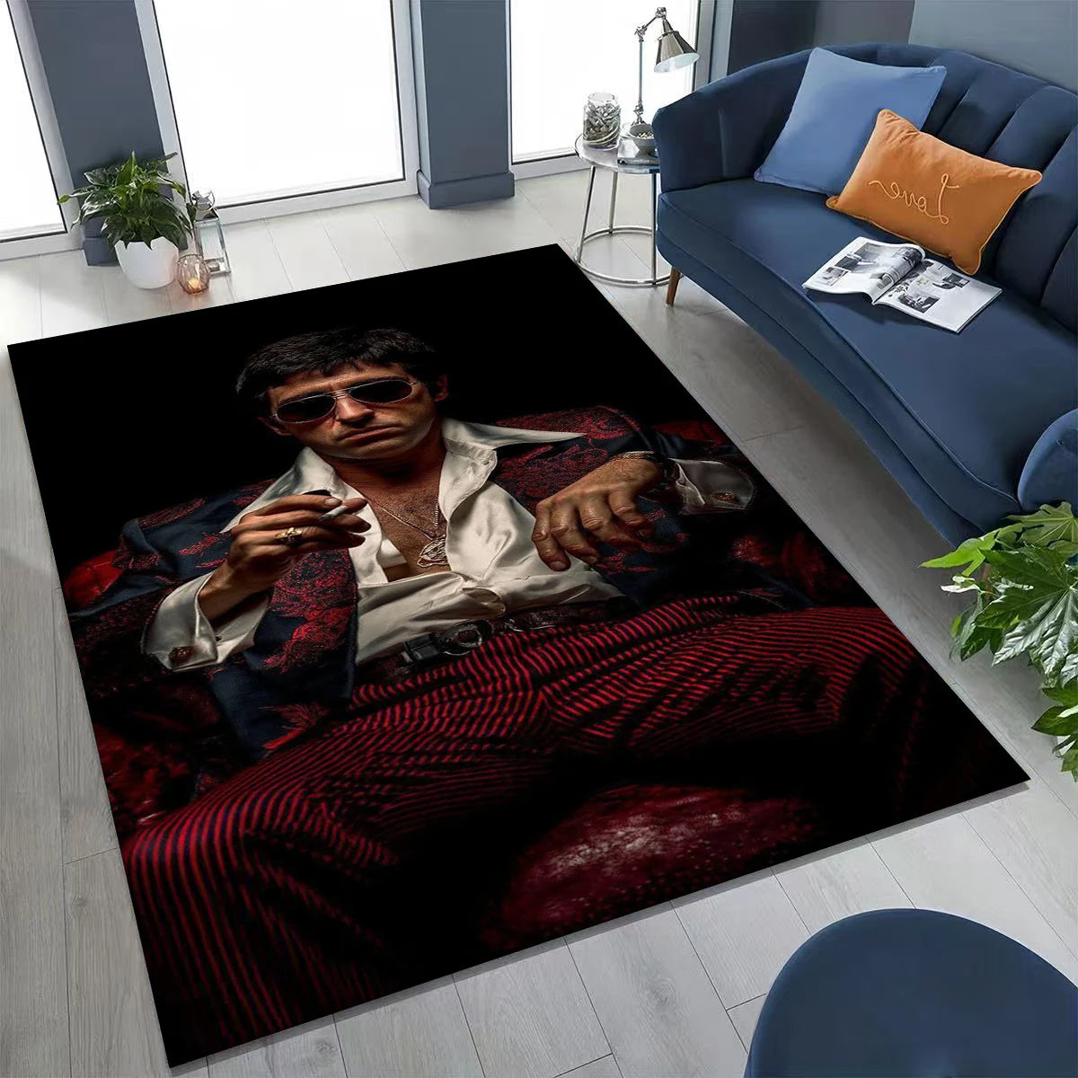Tony Montana Movie Art Carpet Rug