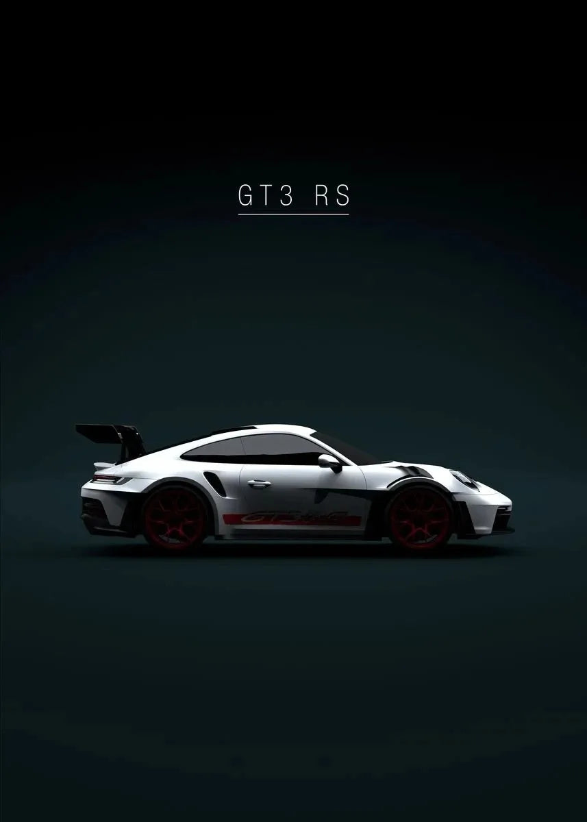 Luxury Sports Car Canvas Wall Art – Racing Poster