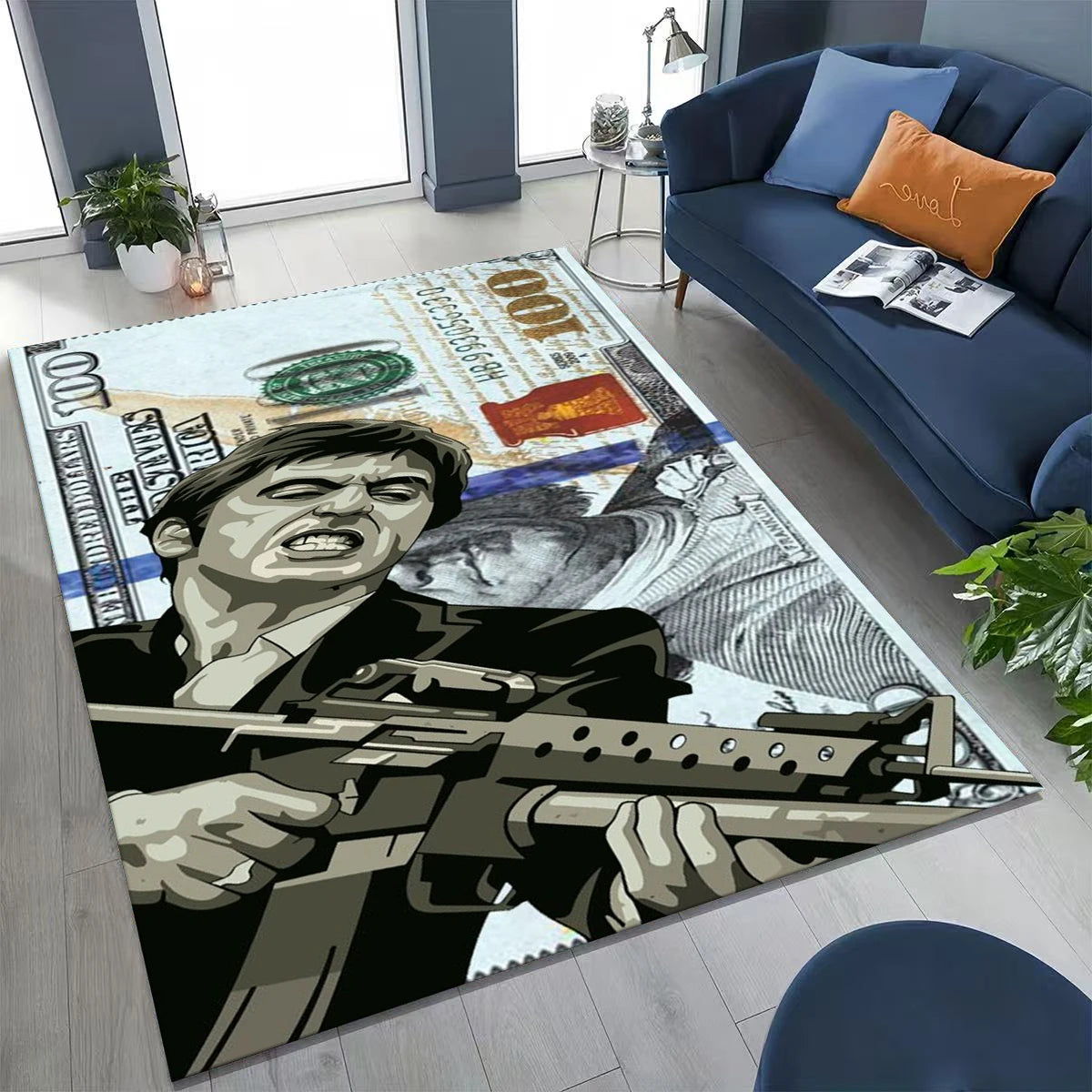 Tony Montana Movie Art Carpet Rug