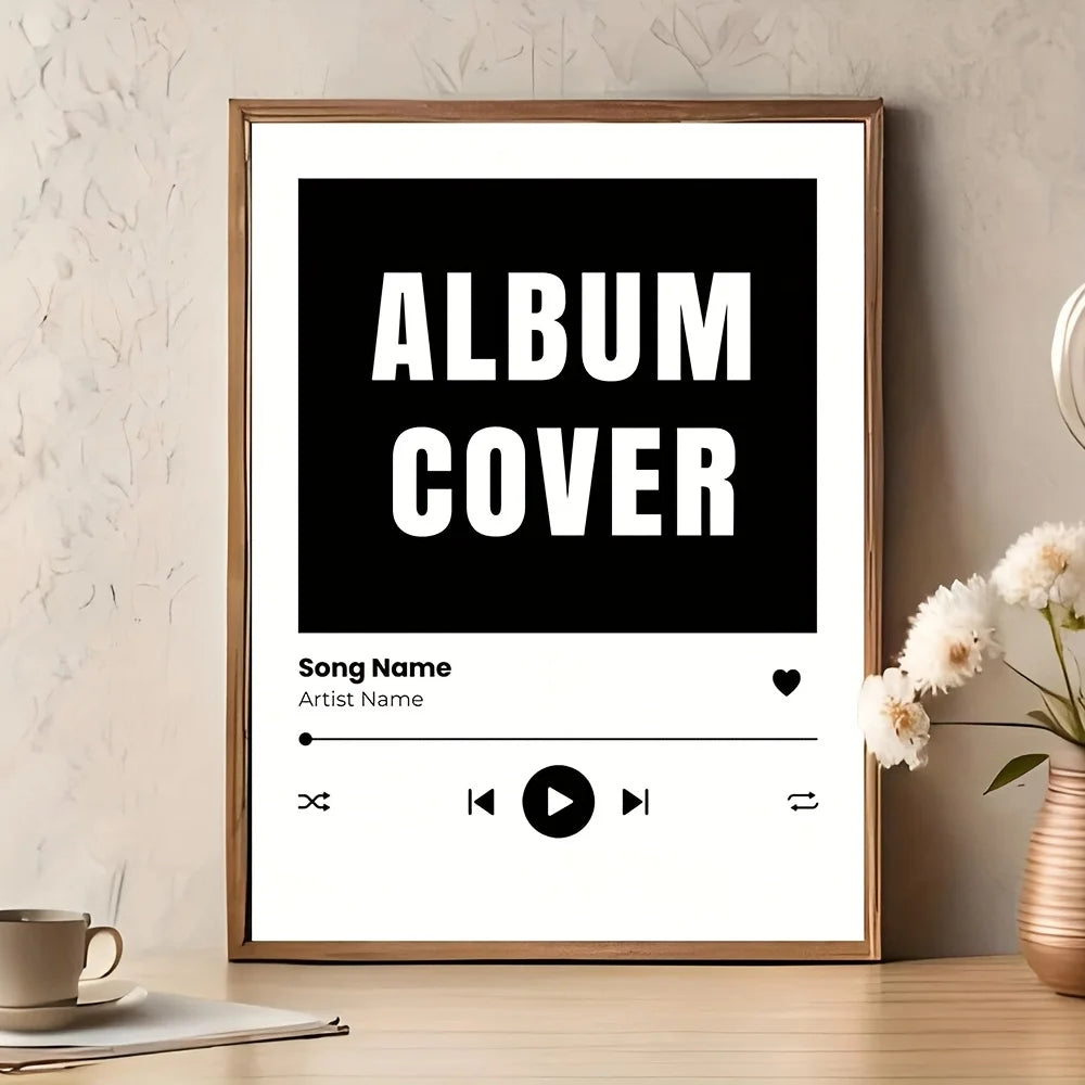 Custom Song Poster – Personalized Music Wall Art