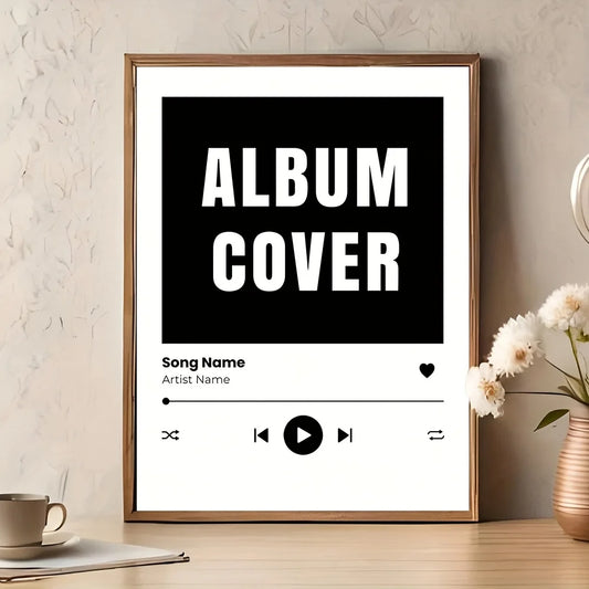 Custom Song Poster – Personalized Music Wall Art
