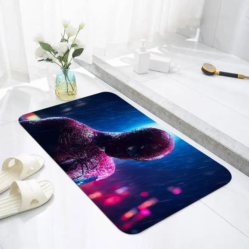 Cartoon Superhero Rug – Soft Non-Slip Floor Mat, Fluffy Washable Carpet
