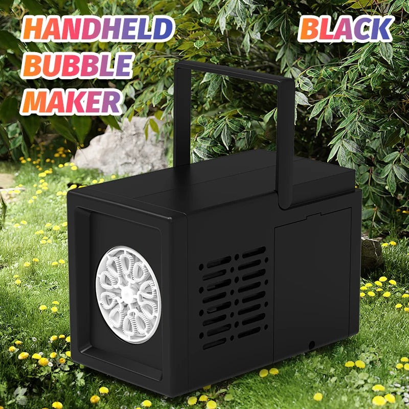 Electric Bubble Machine – 10-Hole Handheld Bubble Blower