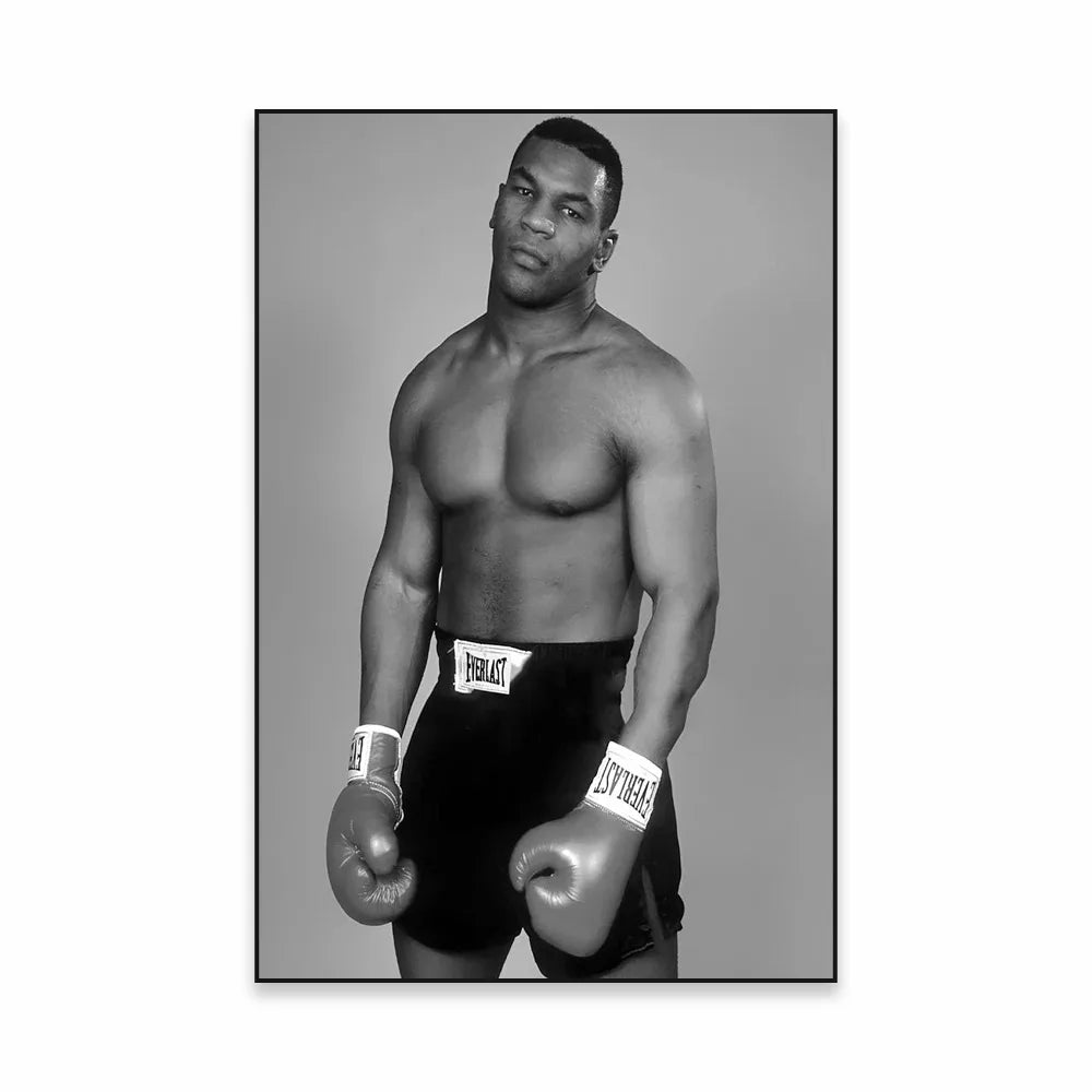 Mike Tyson Boxing Poster – Motivational Gym Wall Art