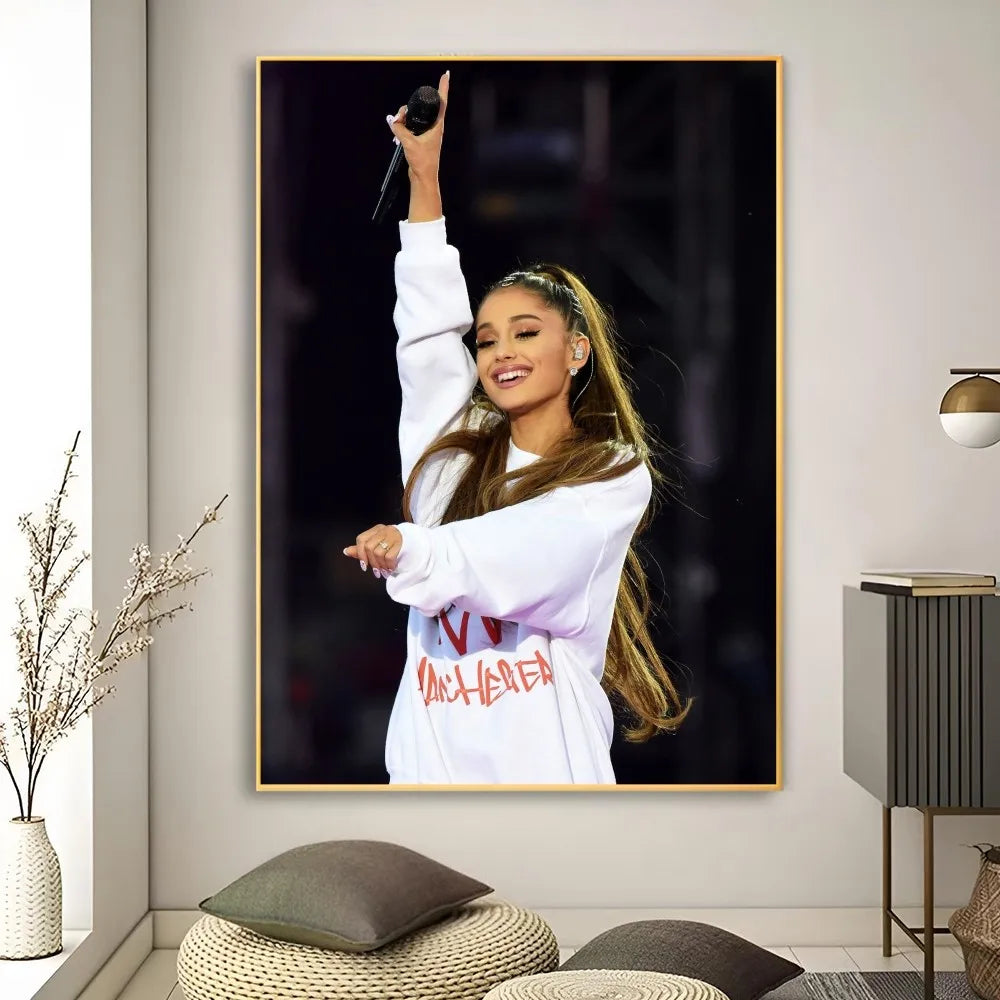 Ariana Grande Poster – Retro Wall Art