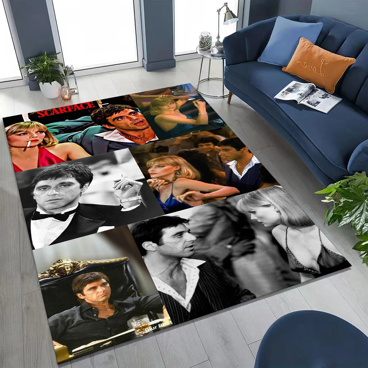 Tony Montana Movie Art Carpet Rug