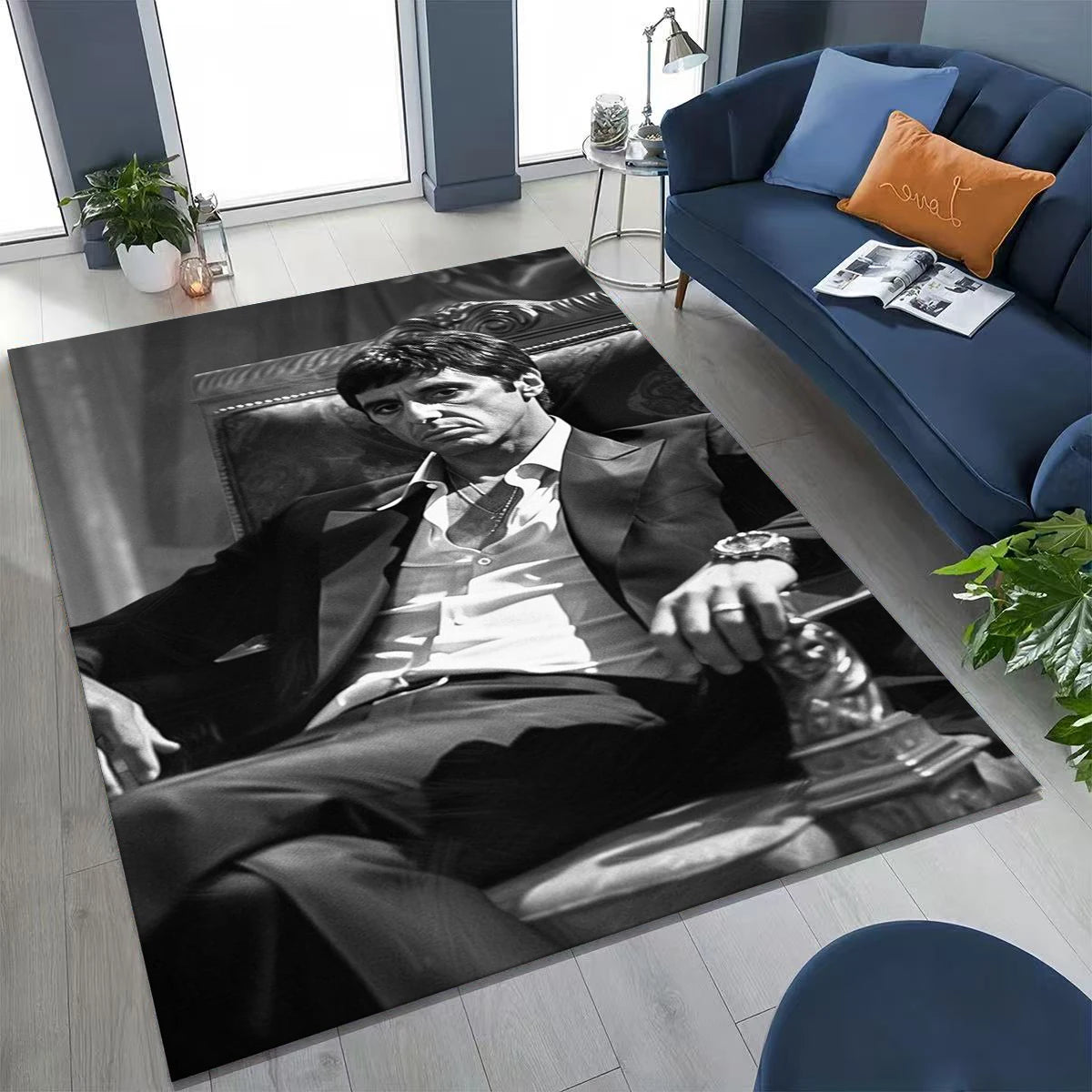 Tony Montana Movie Art Carpet Rug