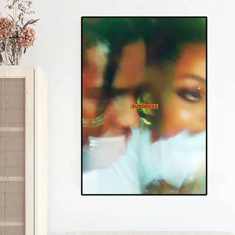 A$AP Rocky Wall Art – Aesthetic Hip Hop Poster, Rapper Canvas Print