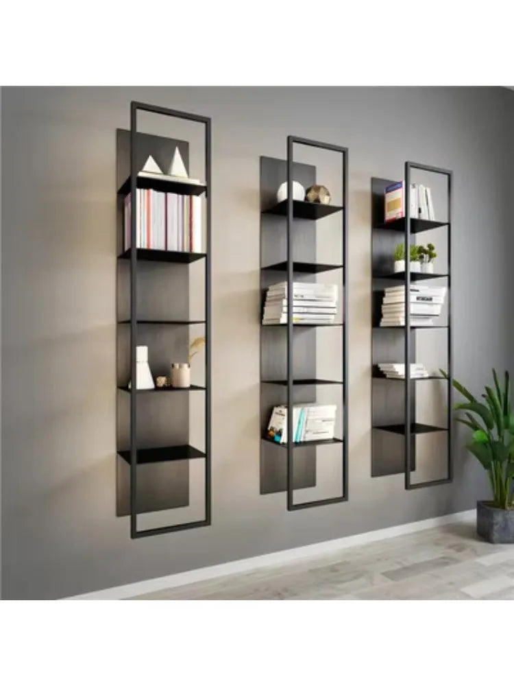 Luminous Wall-Mounted Shelf – Creative LED Bookshelf