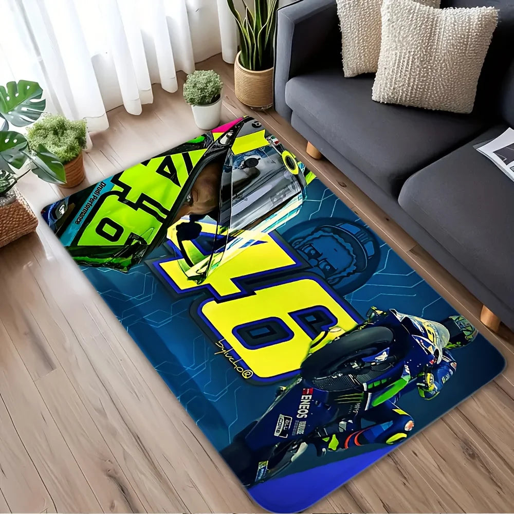 Modern Racing Carpet – Motorcycle & Supercar Rug
