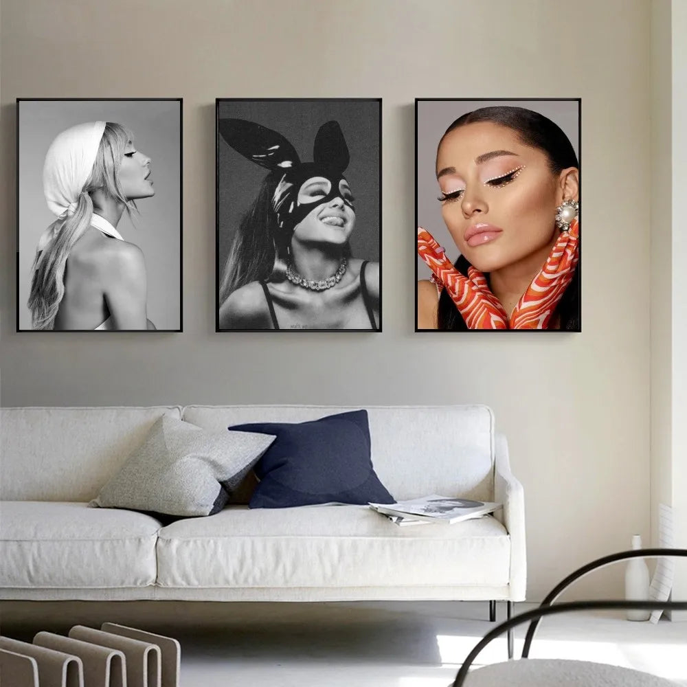Ariana Grande Poster – Retro Wall Art