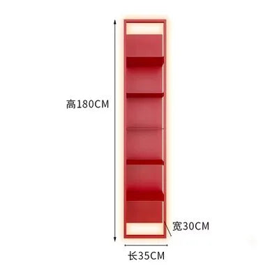 Luminous Wall-Mounted Shelf – Creative LED Bookshelf