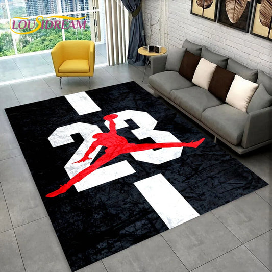 Jordan Basketball Rug – Non-Slip Sports Carpet