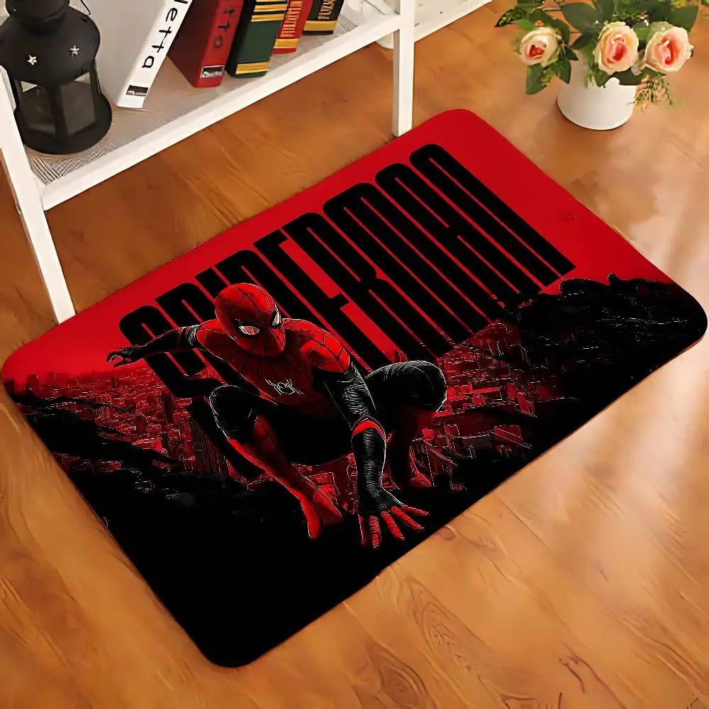 Cartoon Superhero Rug – Soft Non-Slip Floor Mat, Fluffy Washable Carpet